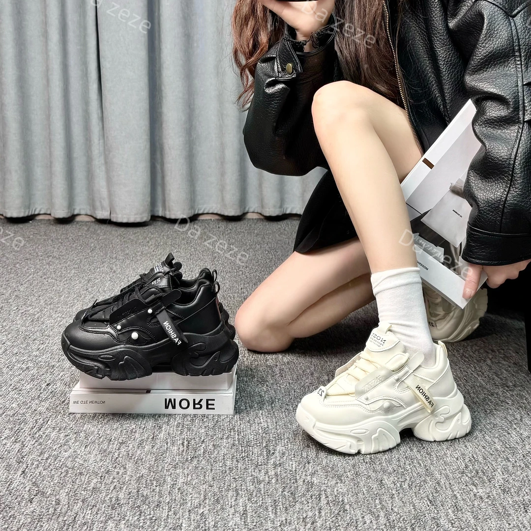 2025新款老爹鞋女时尚透气防滑耐磨休闲运动鞋821