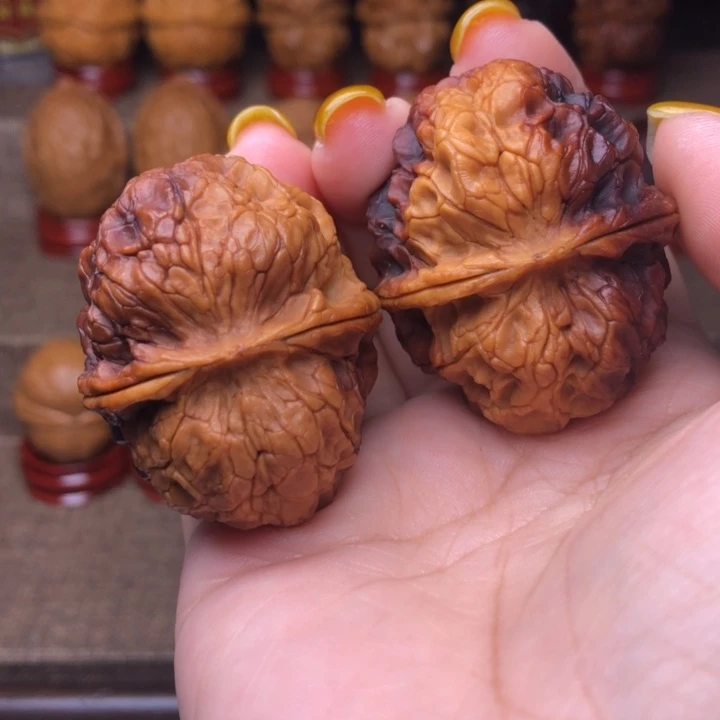 文玩核桃把件13号老招财41➕尺