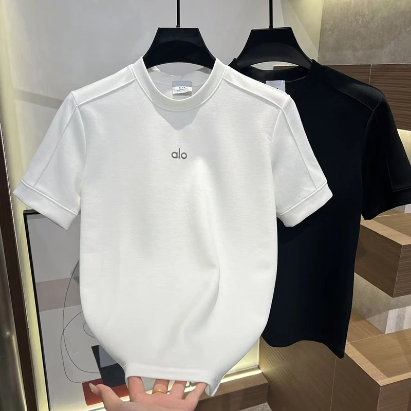 2025春秋冬男士潮流纯色圆领简约净版T恤半袖打底经典时尚男装