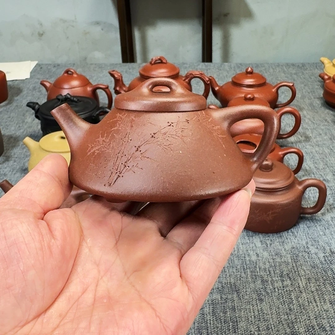 茶壶紫砂全手工紫砂壶文瓢
