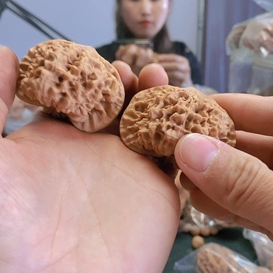 【闪购商品】把件文玩核桃52官帽红皮