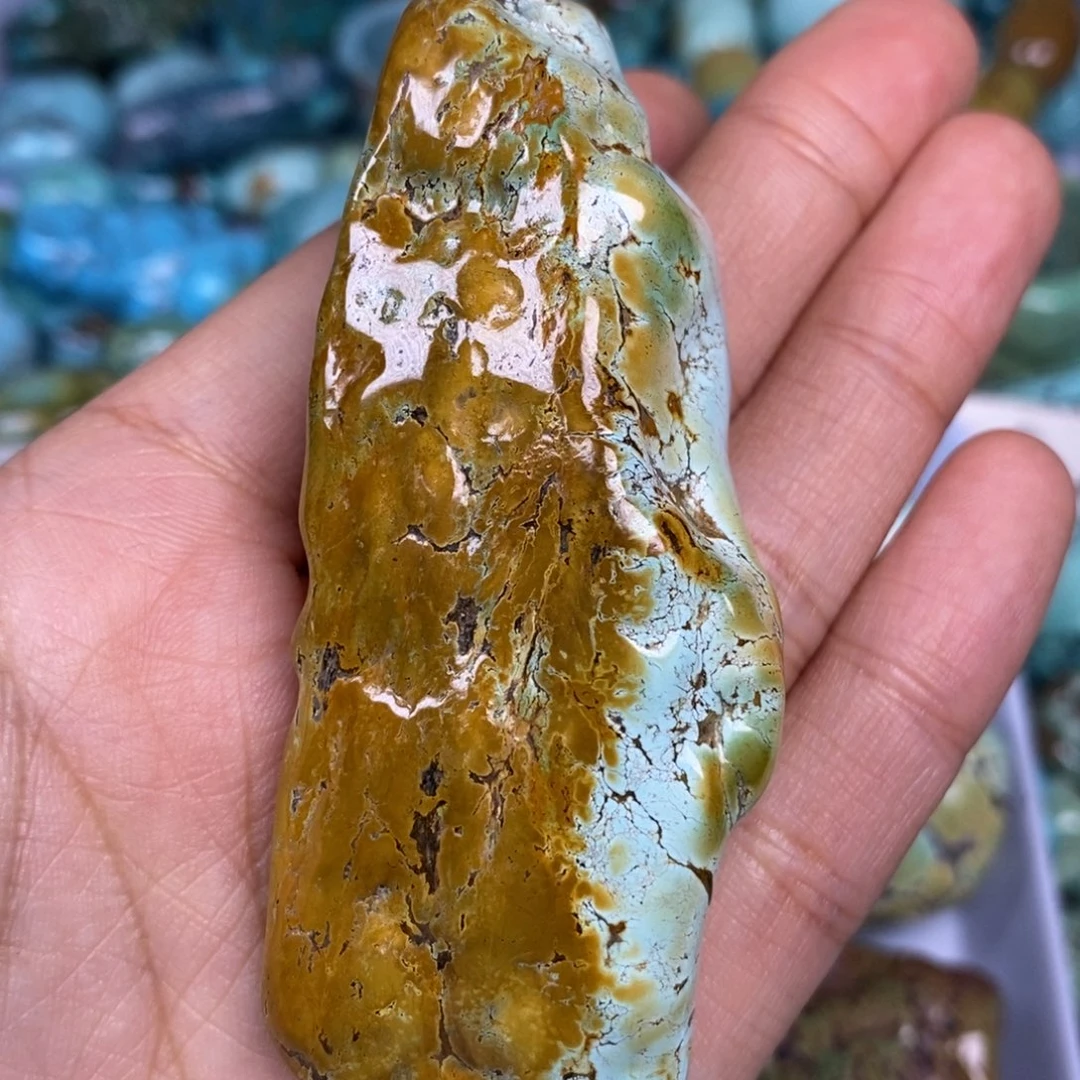 绿松石未镶嵌颈饰