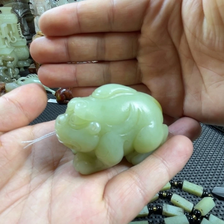 和田玉挂件未镶嵌春****7