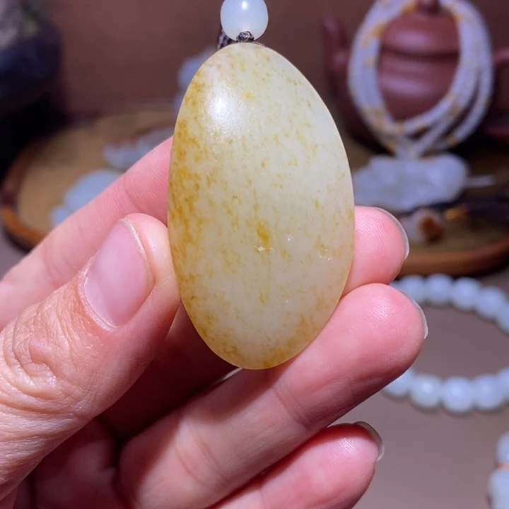 和田玉未镶嵌吊坠(不含链)