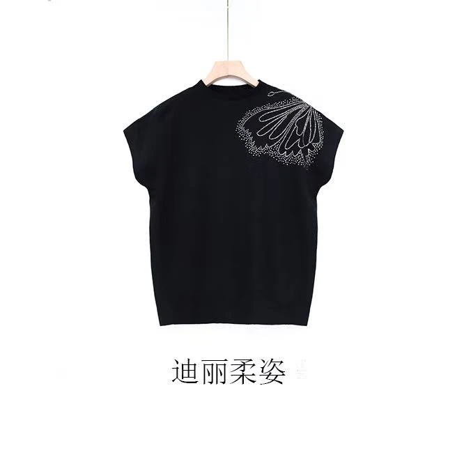 2025秋季时尚休闲短袖针织衫81929