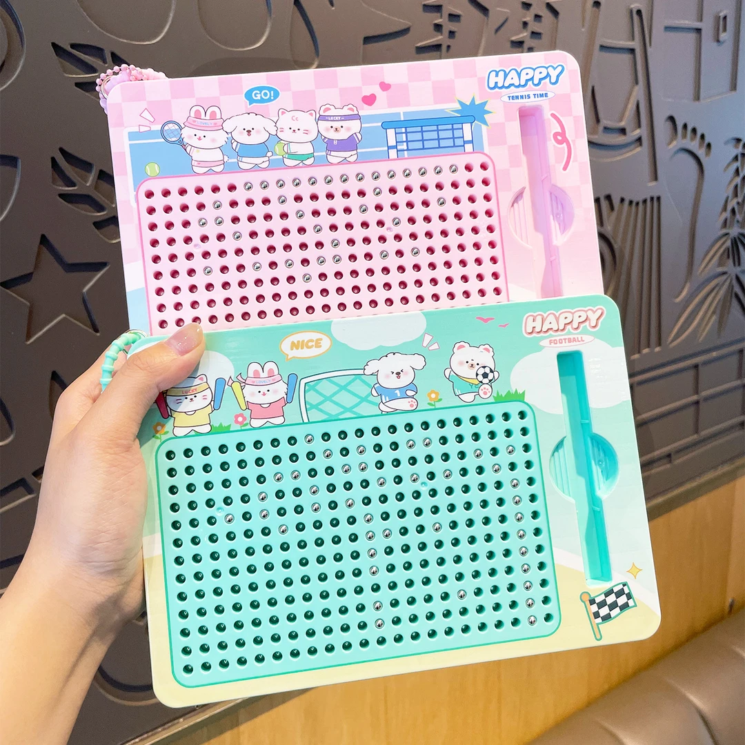 2025六一磁吸钢珠涂鸦画板大号挂件解压平板钥匙扣小玩具闺蜜礼物