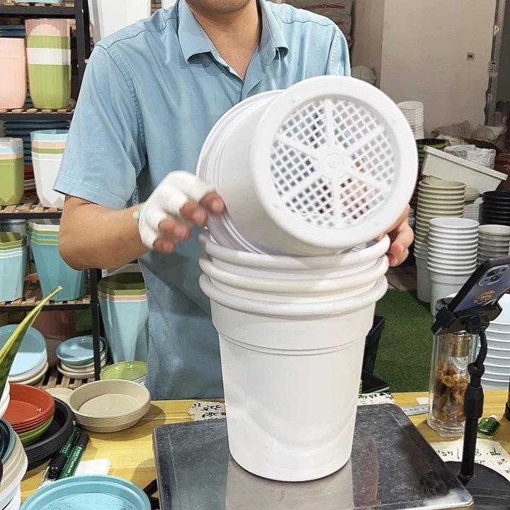 翻边口20高22白色4只无托