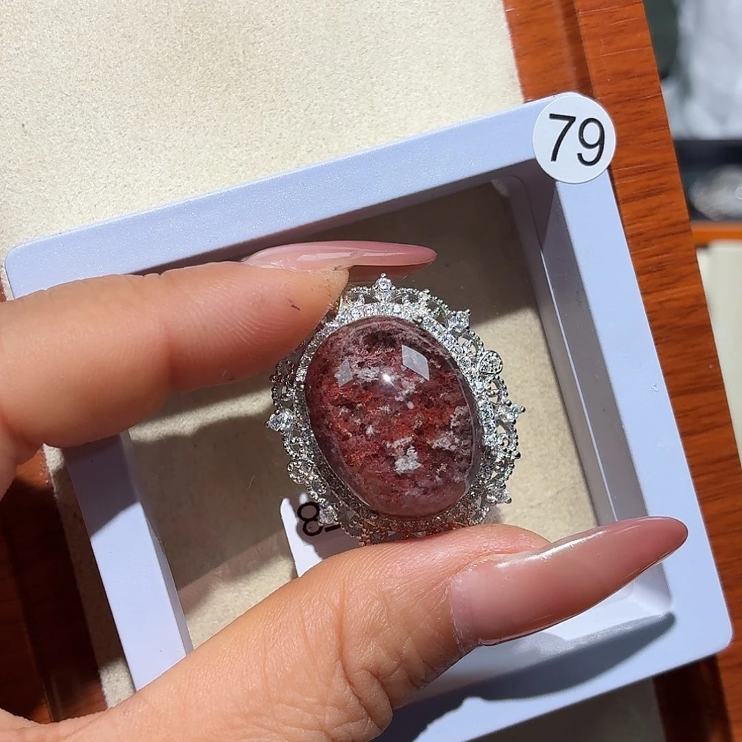 ****子水晶颈饰银S925镶嵌定制