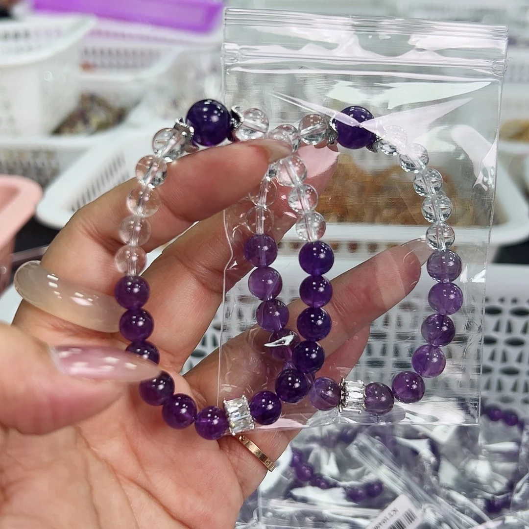 水晶手链未镶嵌天然水晶