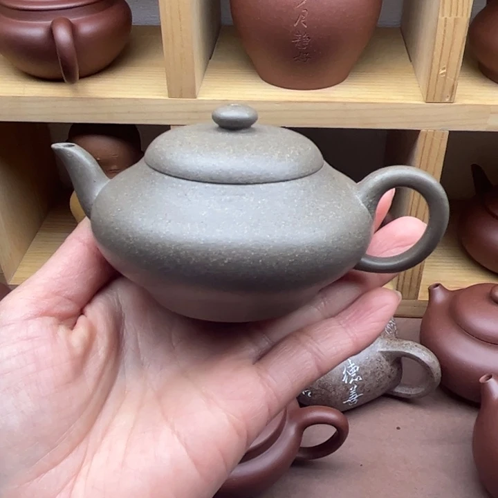 泥塑一***羊青段小梨型壶家用