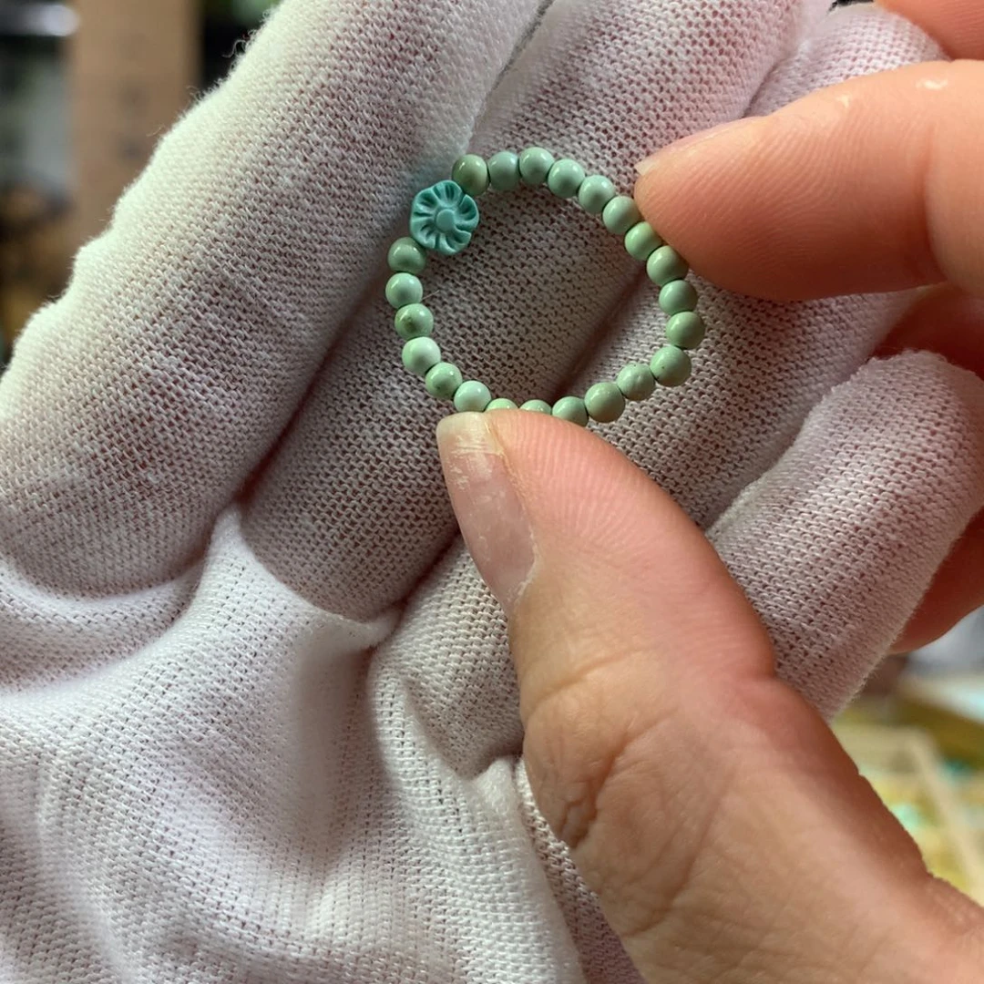 绿松石未镶嵌挂件