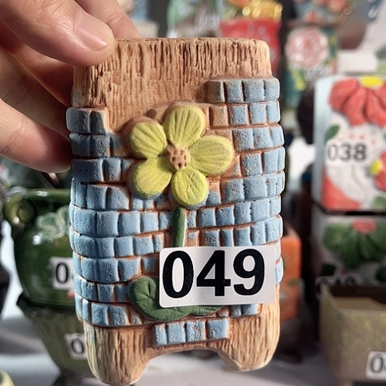 红陶多肉植物花盆