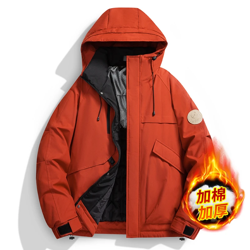 秋冬季石墨烯棉衣男女款加绒加厚保暖外套夹棉衣休闲防风冬季外套