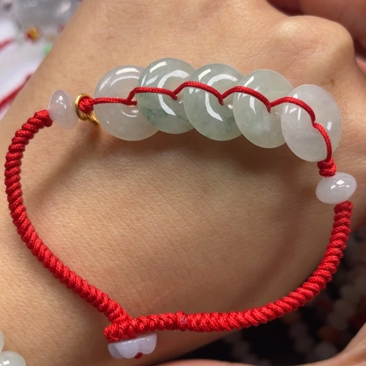 翡翠未镶嵌手绳16手围