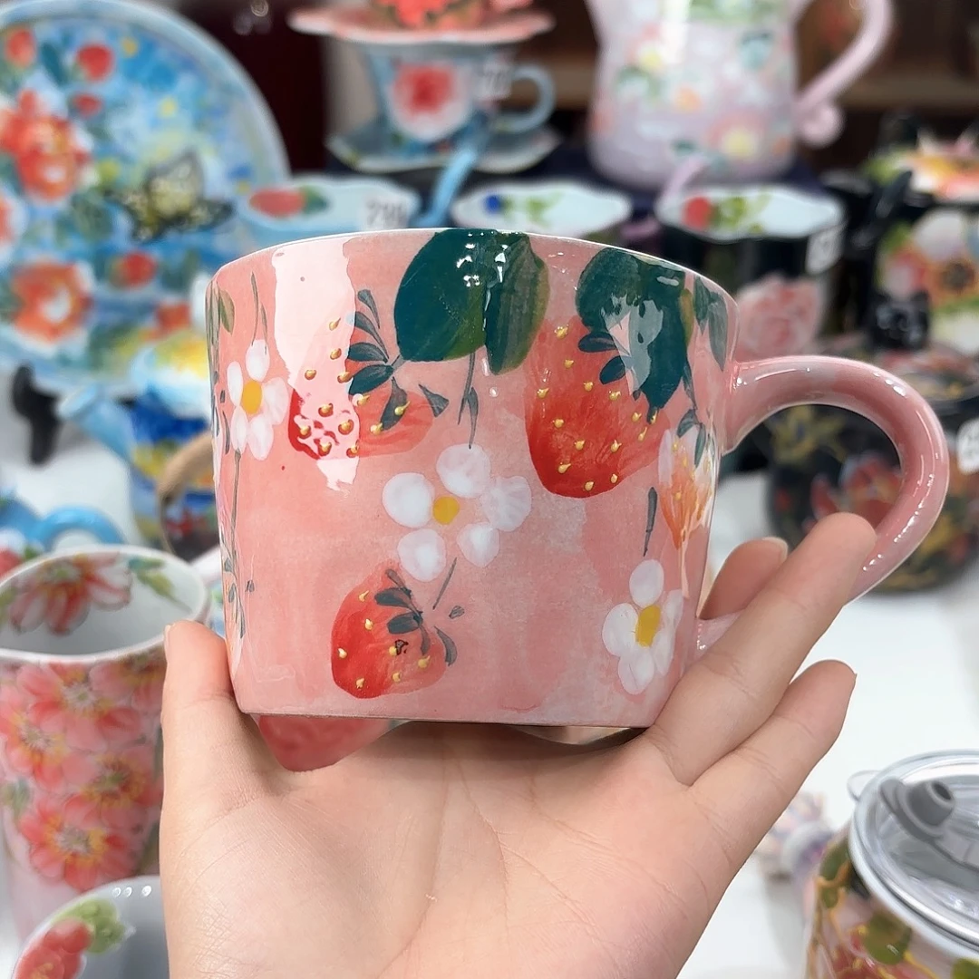 景德镇手绘高温釉下彩陶瓷茶具