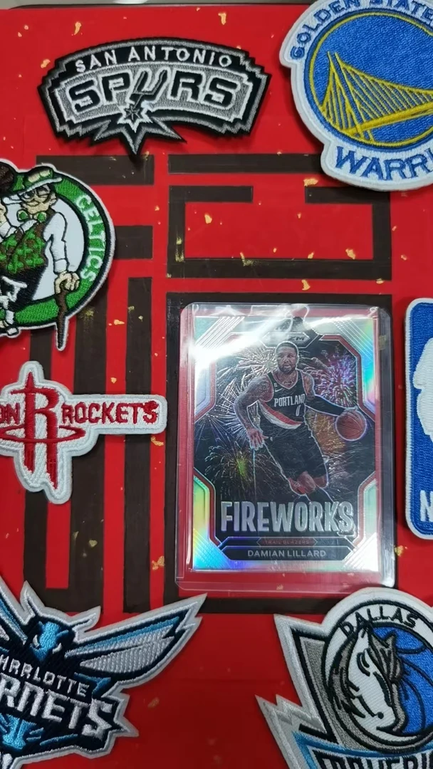 Prizm Damian Lillard 烟花特卡 达米安 利拉德 开拓者时期