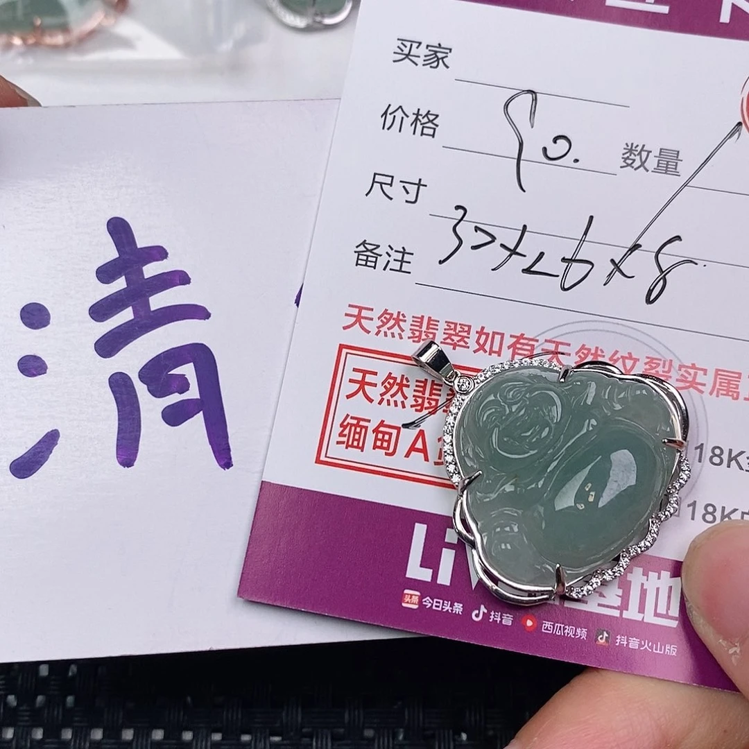 翡翠银S925镶嵌颈饰