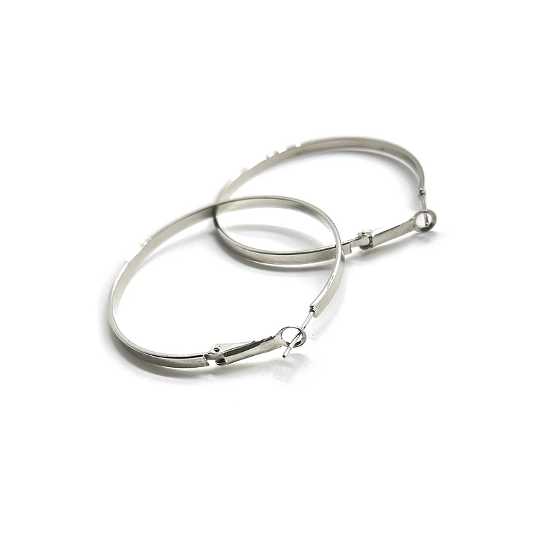 合金耳饰 素圈大耳圈
