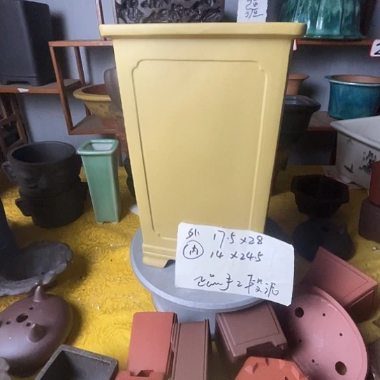 宜兴紫砂手工签筒