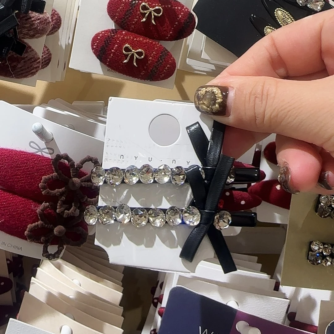 非金属满钻一字夹