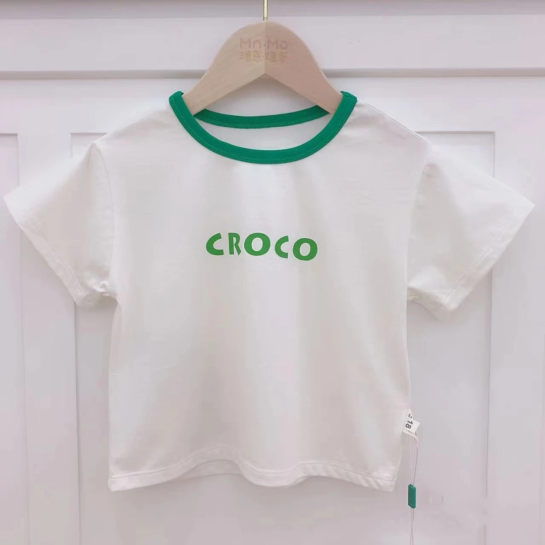 阿奇幼幼园夏季儿童短袖上衣小童休闲圆领T恤打底衫 92251