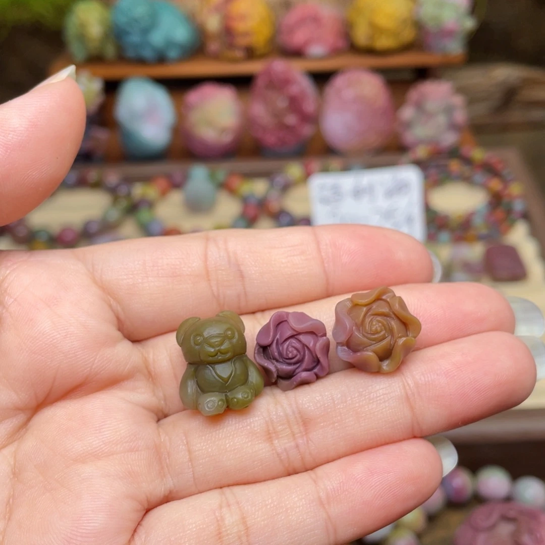 未镶嵌玛瑙/玉髓珠宝半成品盐源玛瑙小件