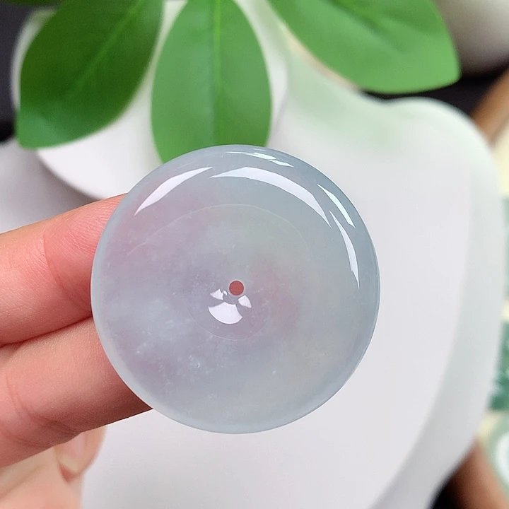 颈饰未镶嵌翡翠平安扣 33.7x6.0mm