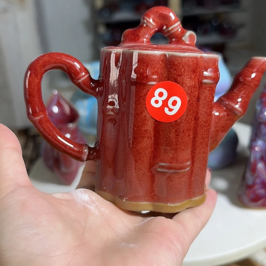 摆件陶郑家钧窑摆件