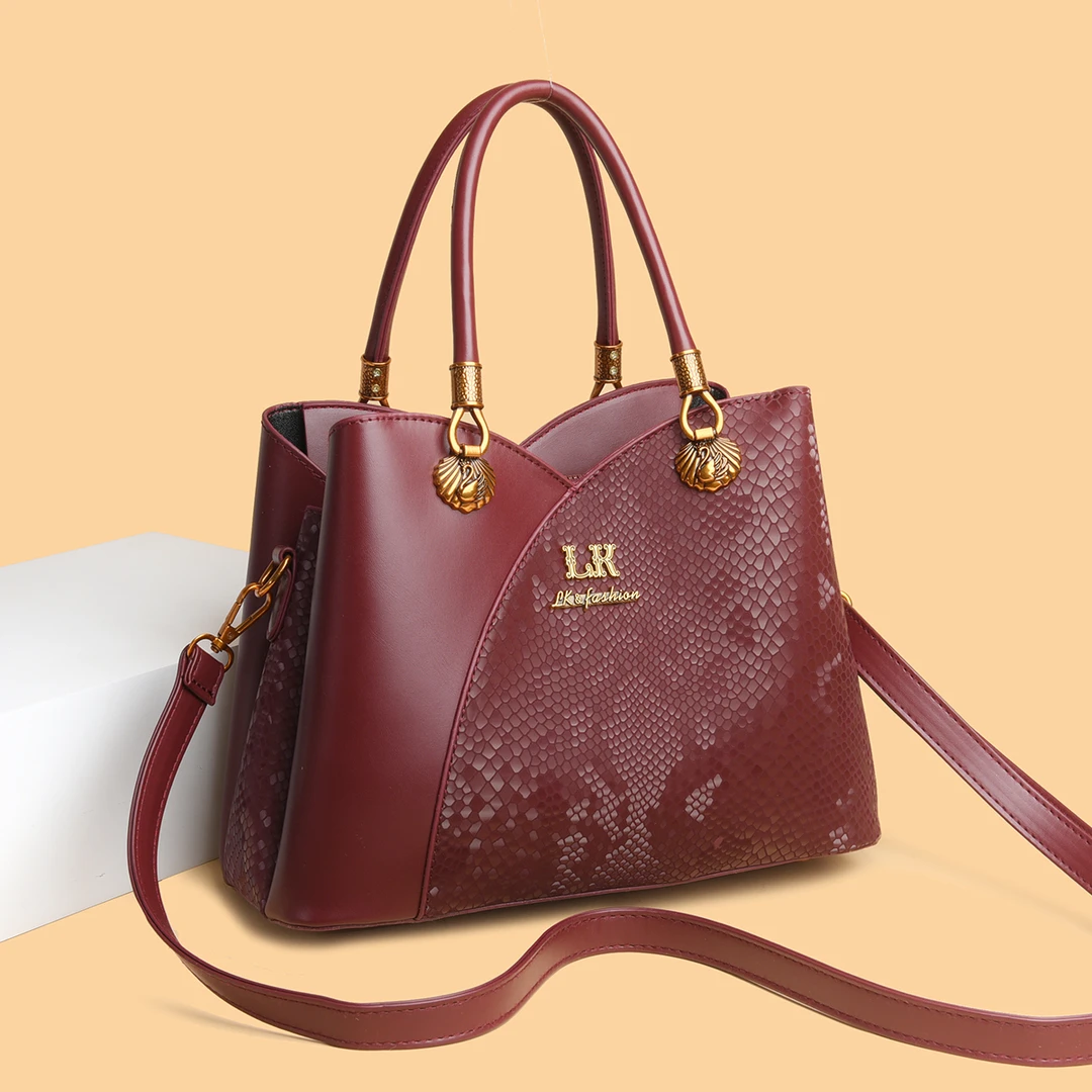 时尚经典复古潮流百搭女士单肩斜挎包931红色