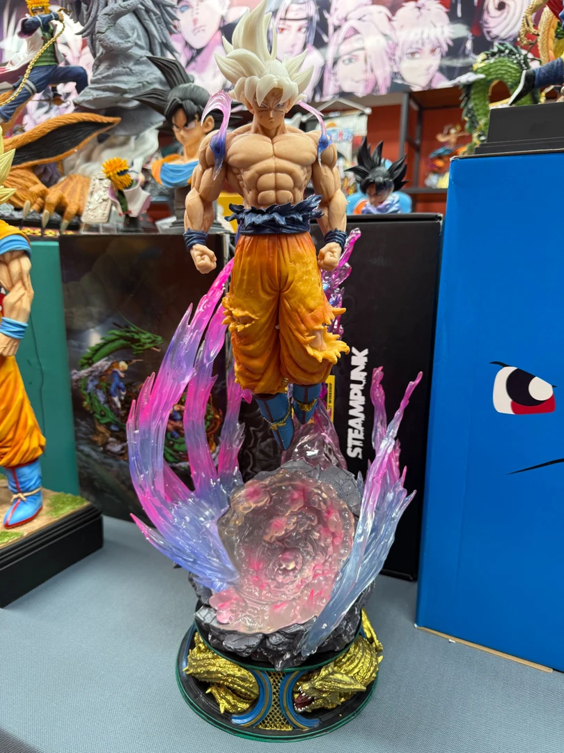 七龙珠 大号自在极意白发悟空动漫手办50厘米模型摆件礼物XH