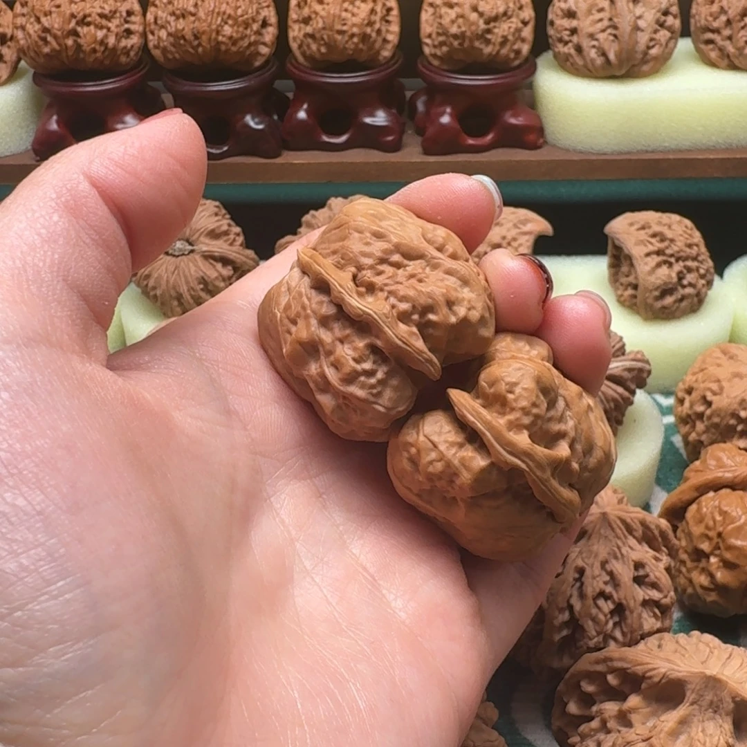 吊坠文玩核桃蛤蟆头一帆风顺