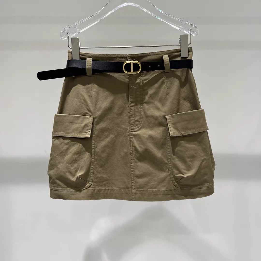 【娜可】女装高端显瘦经典百搭工装半裙短