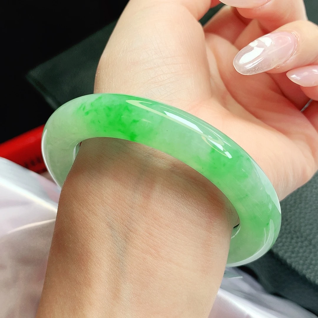 【闪购商品】未镶嵌手镯翡翠缅甸天然a货翡翠
