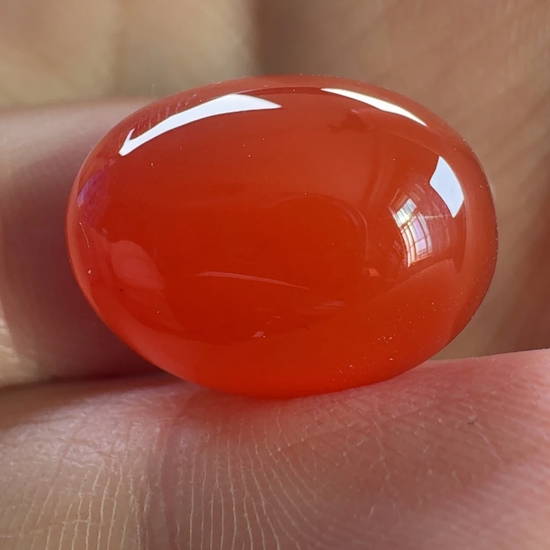 南红玛瑙未镶嵌椭圆蛋面