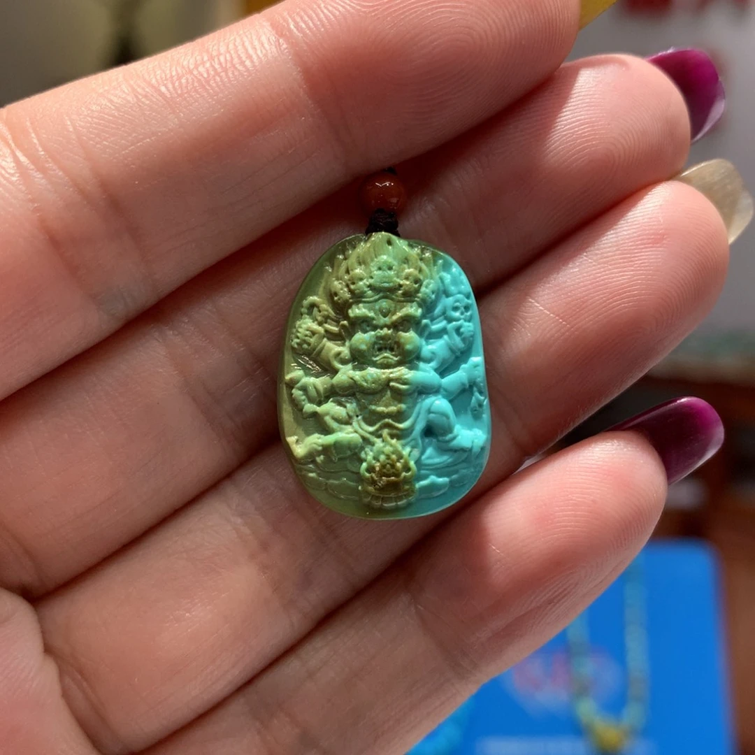 未镶嵌绿松石吊坠
