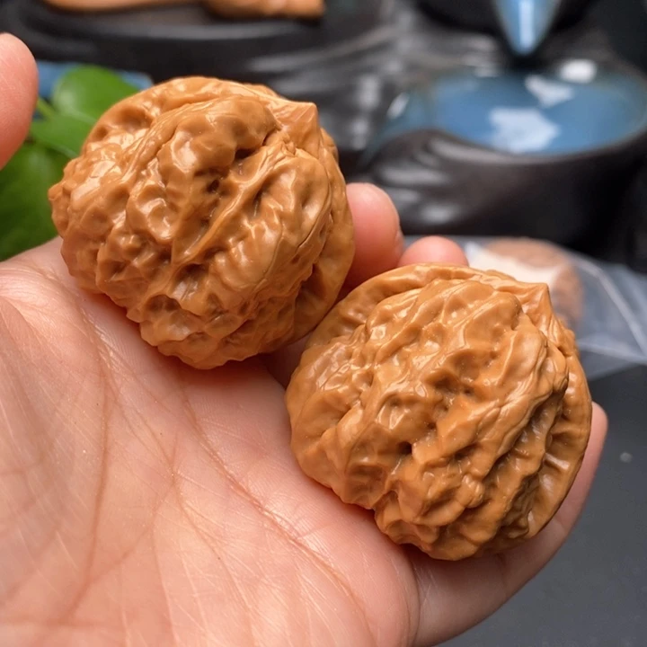 文玩核桃把件三角蛙王42尺