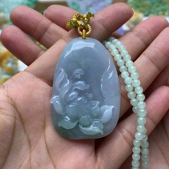 颈饰未镶嵌翡翠翡翠