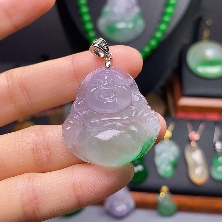 颈饰未镶嵌翡翠吊坠