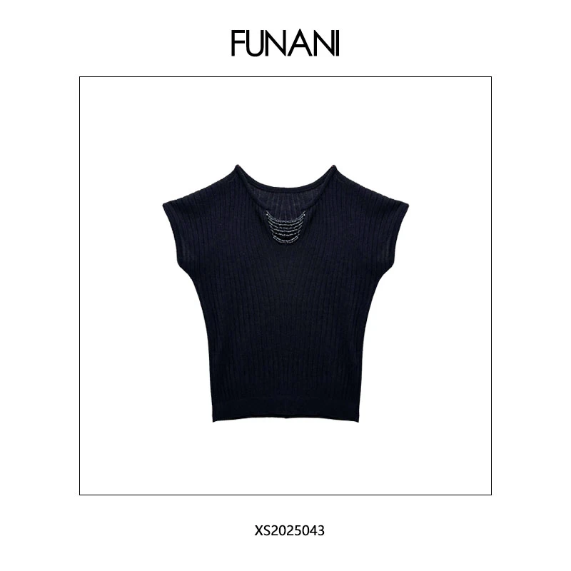 【FUNANI】 轻奢法式高级感重工赫本风原创设计感 上衣 XS2025043