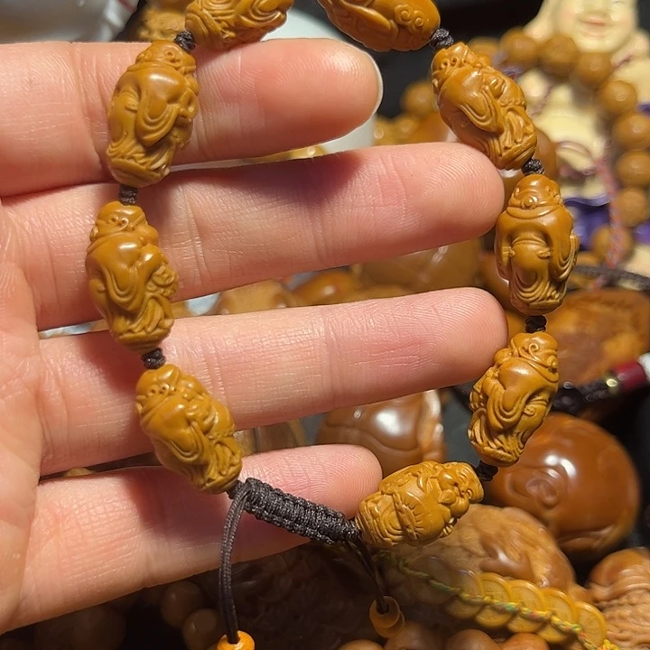 橄榄核手串/手链站立财神1.2