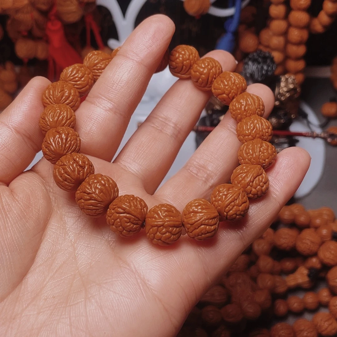 桃核手串龙纹桃枭