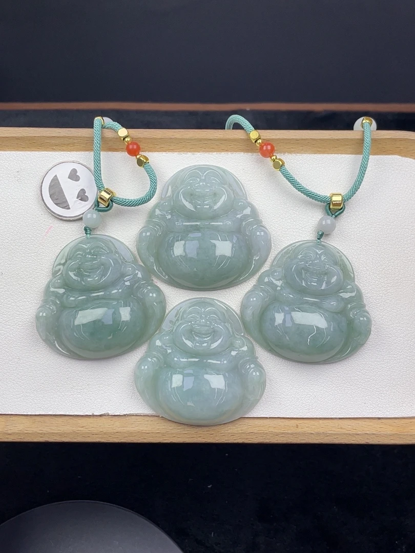 5C147翡翠油绿大佛+送同款绳子（多样性发其一）