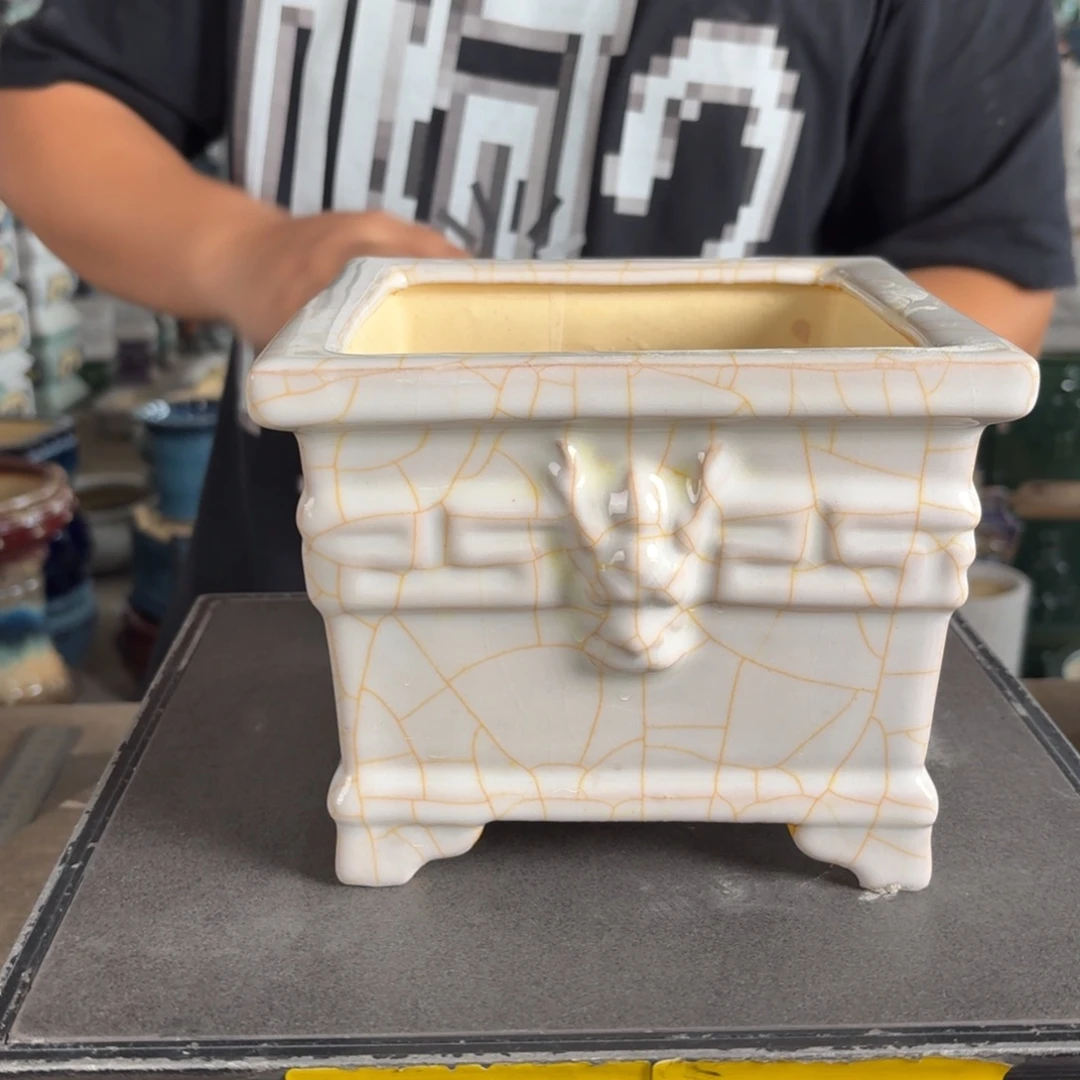 。一风堂石湾花盆 小收缩 内14*12