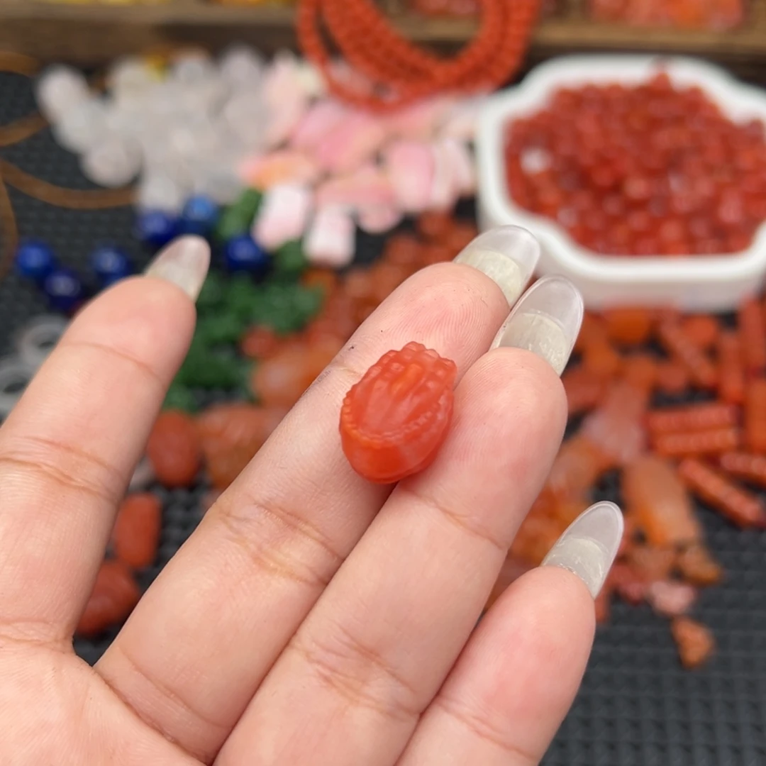 南红玛瑙未镶嵌吊坠(不含链)