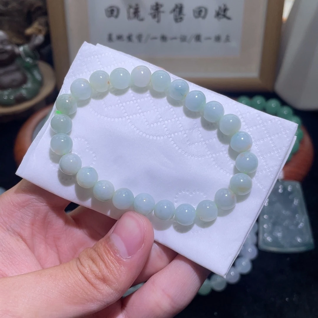 翡翠未镶嵌颈饰手串
