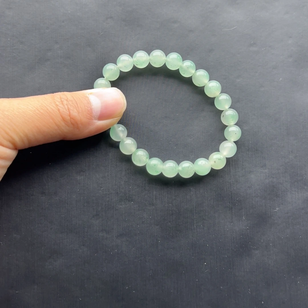 石英质玉（非洲翠）未镶嵌手链