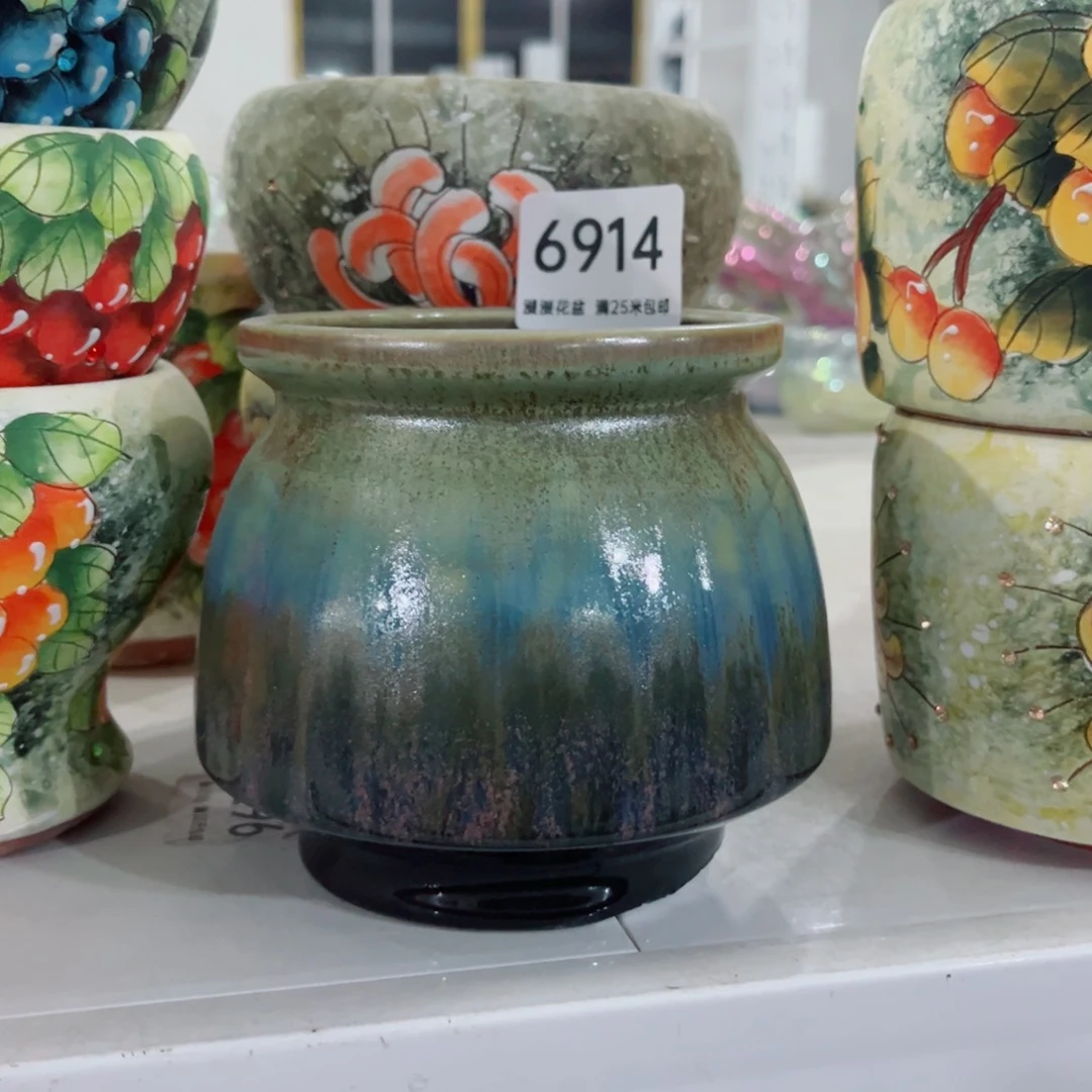 6914瑕疵内口9景德镇手工制作