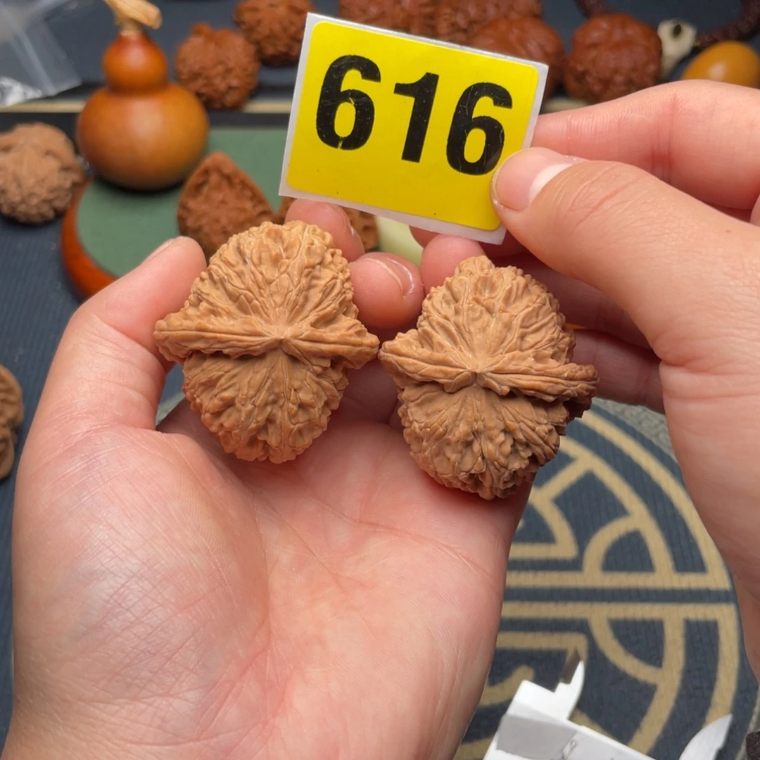 文玩核桃吊坠40全品白狮子616号