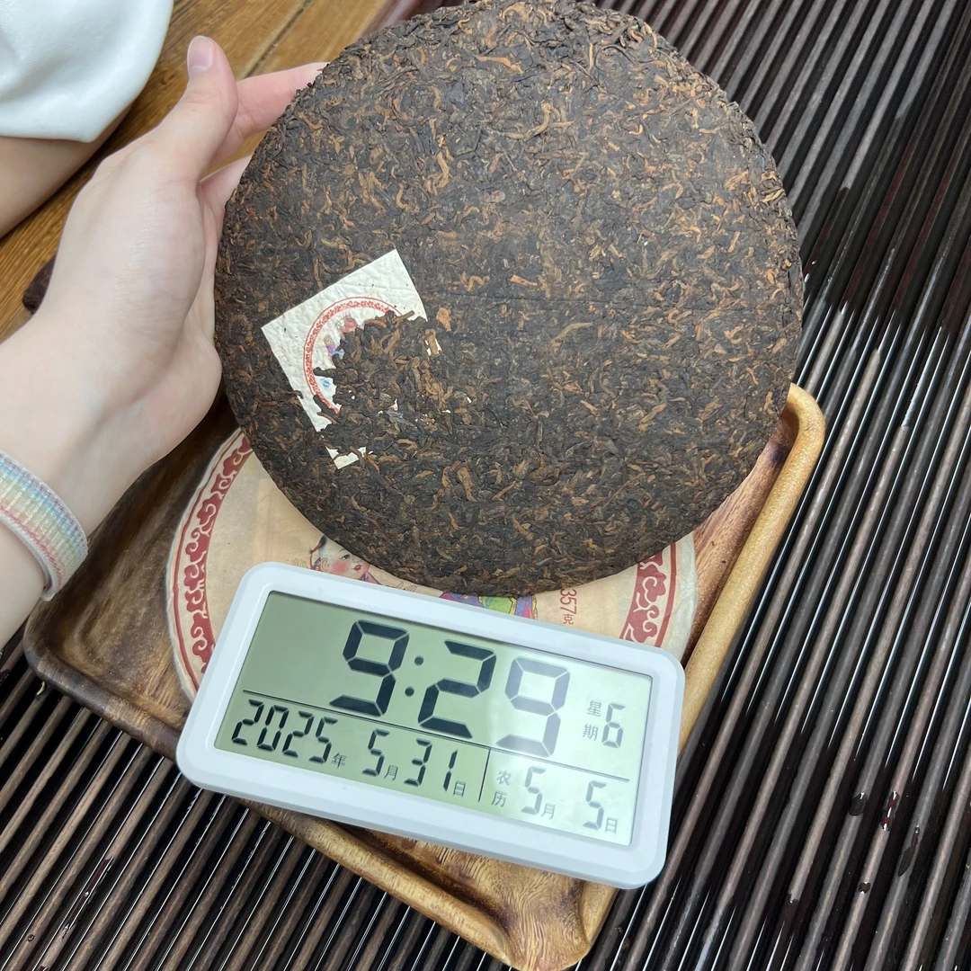 聚宝熟普饼 小鹿收茶 云南普洱 熟普 5月31