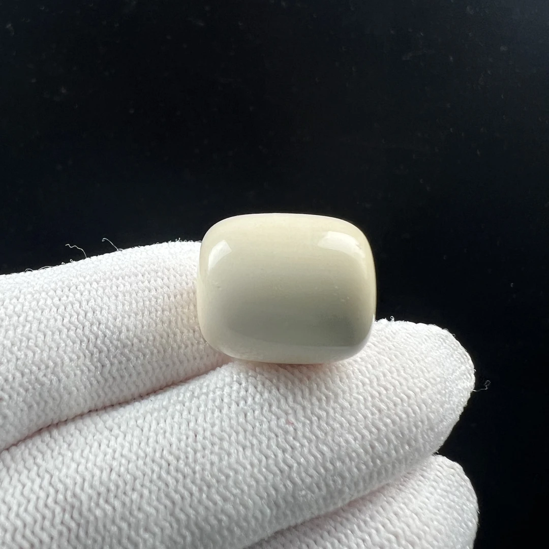 A3407天然猛犸牙桶珠15.4x17mm支持鉴定 假一罚四